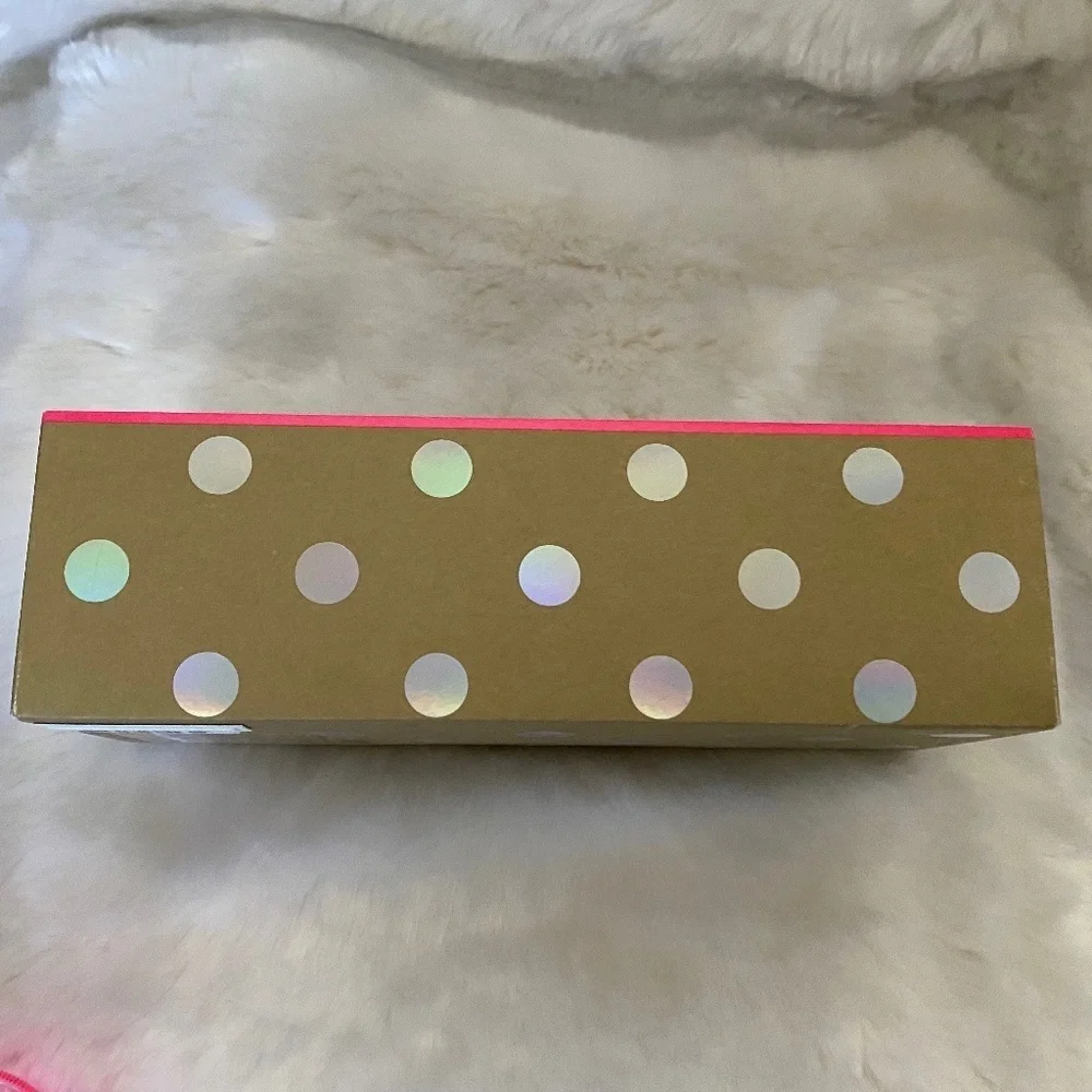 Rare HTF PINK Victoria’s Secret Sturdy Rectangular Polka Dot Storage Display Box